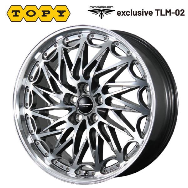 トピー エクスクルーシブ ティーエルエムワンゼロツー # H/S 20×8.5 +25純正球面ボルト...