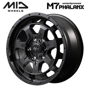 エムアイディー ナイトロパワー M7 ファランクス バレルブラック 16×6.5 +38 6/139.7 106.1 新品ホイール1本　