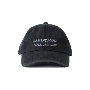 SO MANY BOOKS , SO LITTLE TIME EMB CAP (BLACK/NAVY/DARK GREEN)