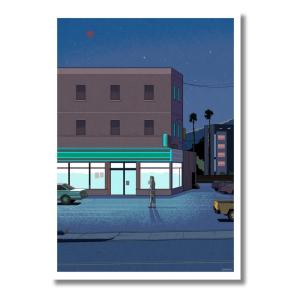 【受注生産】アニメ「グノーシア」額装プリント作品 サヌキナオヤ コラボイラスト 沙明　※2026年1月中旬〜下旬頃発送予定