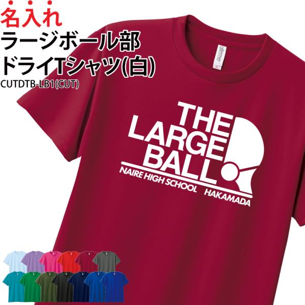 ドライTシャツ ラージボール クラブ 部活 サークル チーム ユニフォーム トレーニングウェア 練習...