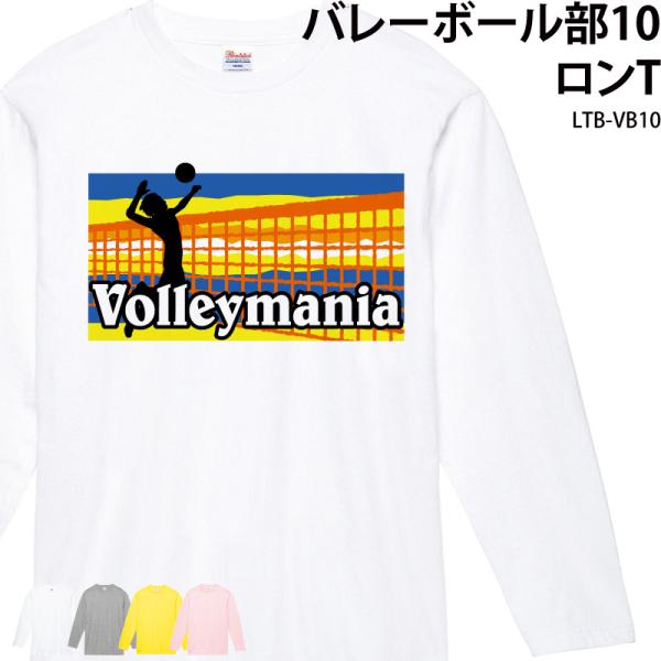 ロンT 長袖 バレーボール 卒業 卒団 記念品 プレゼント Tシャツ コットン 練習着 名入れ 部活...