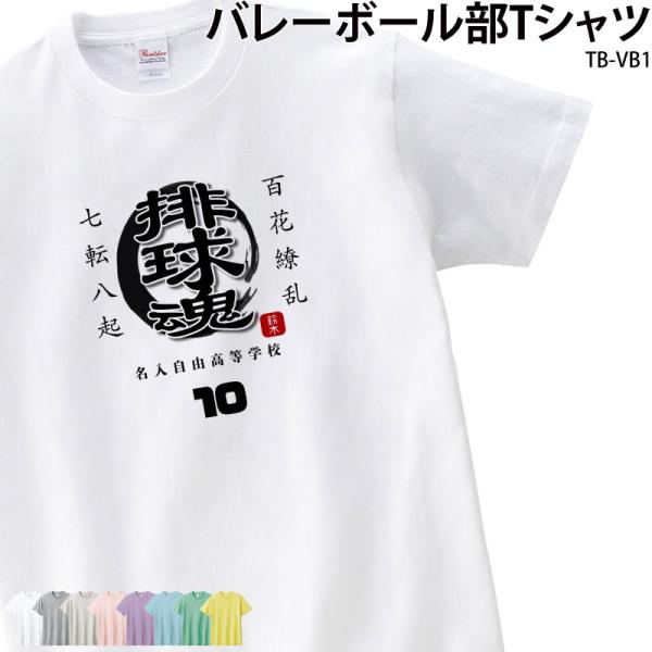 Tシャツ 半袖 バレーボール 卒業 卒団 記念品 プレゼント Tシャツ コットン 練習着 名入れ 部...