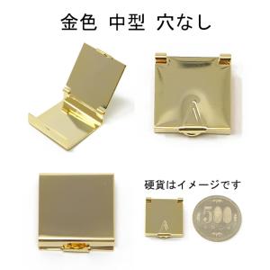 帯留め金具×1点 金色(本金メッキ) ワンタッ...の詳細画像2