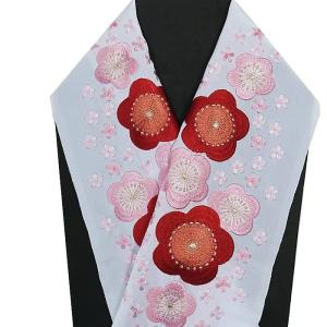 半衿 アウトレット 刺繍半衿 半襟 暖か防寒スエード生地 a4a5m5m8