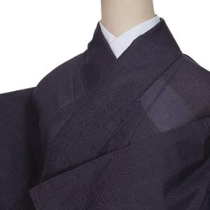 未使用品 色無地袷 リサイクル無地袷 染め無地 堅牢染 縮緬 ピンク
