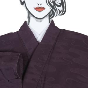 色無地 着物 美品 リサイクル 道行コート セット 正絹 身丈164m 裄64cm