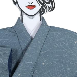 小紋袷 染め小紋 リサイクル小紋 絞り 縮緬 黒 梅 楓 身丈157cm 裄62cm