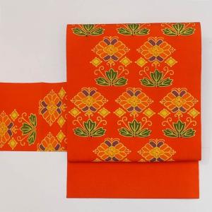 刺繍 名古屋帯」アンティーク 名古屋帯 刺繍柄 黒地昭和レトロ 名古屋