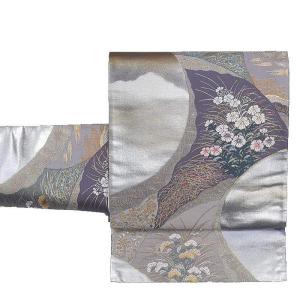 夏袋帯 絹」絽袋帯 二重太鼓 日本刺繍高級帯 仕立て上がり帯 a2m5