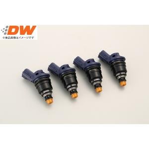 DW (DEATSCHWERKS) インジェクター シルビア・180SX RPS13,S14, S15 SR20DET 吐出量:740cc ［4本セット] TOMEIPOWERD取扱品 01J-00-07404