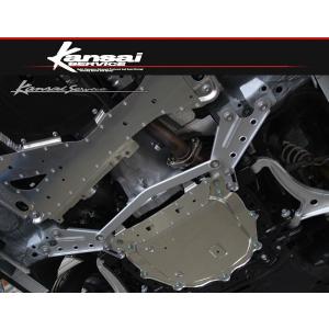 Kansaiサービス  フロントメンバープレート+フロントロアブレスバー(アルミオーバルシャフト)　ロードスター