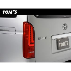 TOM&#39;S 【トムス】LEDテールランプ　200系 ハイエース・レジアスエース 　TRH20#/KDH20#/KDH20# (全グレード)　H16.8〜　81500-TTH25