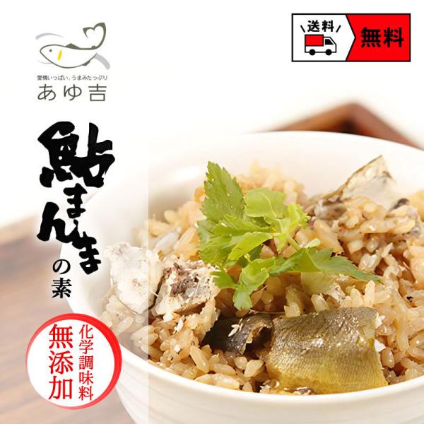 鮎まんまの素 二合炊き用1パック 和歌山県産 鮎うまみ焼き一匹使用 あゆのほぐし身たっぷり鮎ご飯の素...