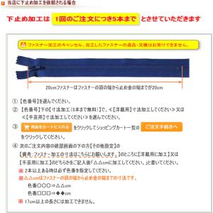 【20cm】YKK25FKフラットニットファス...の詳細画像5