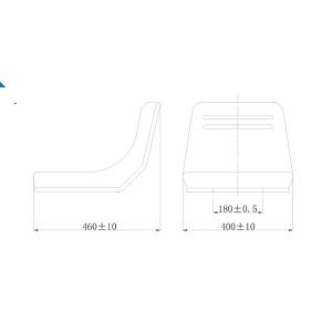 シート跳ね上げ式(防振ゴムと金具付)農業機械 ...の詳細画像3