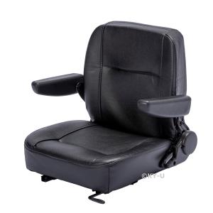 シート跳ね上げ式(防振ゴムと金具付)農業機械 建設機械 椅子 いす