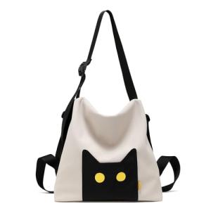 [NOXXON] にゃんこショルダーバッグ・バックパック，トートバッグ 猫 ，トートバッグ リュック...