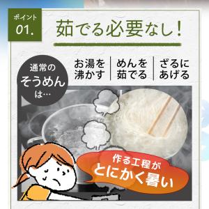 6個セット こんにゃくそうめん 蒟蒻麺 こんに...の詳細画像5