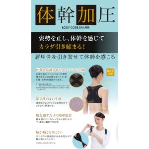 体幹加圧 背筋矯正ベルト 姿勢矯正 インナー ...の詳細画像1