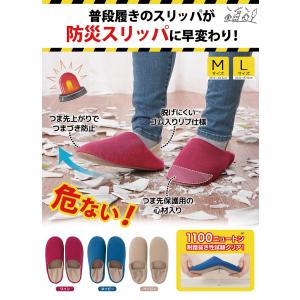 防活スリッパ M / L 踏み抜き防止 かかと...の詳細画像1