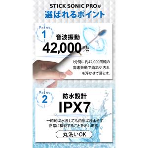 音波歯ブラシ 選べる3色 6モード USB 充...の詳細画像4
