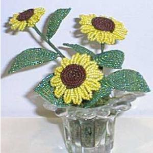 ビーズフラワーキット【ミニ・ひまわり】