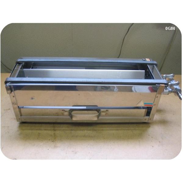 【新品】GB-S＠ガス焼き鳥器W390(+80)×D140×H150◆都市ガス13A◆