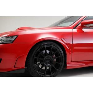 K2GEAR ダブルスリットワイドフェンダー　レガシィ　BP.BL5 前期 レガシィBP/BL前期用K2GEARダブルスリットワイドフェンダーFRP