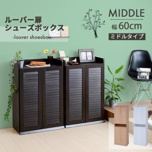 靴箱 下駄箱 幅60 2個組み 大容量 収納 大型 30足 セパレート 玄関 扉付き 薄型