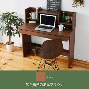 コンパクト シンプル 書斎 デスク 幅100 ...の詳細画像3