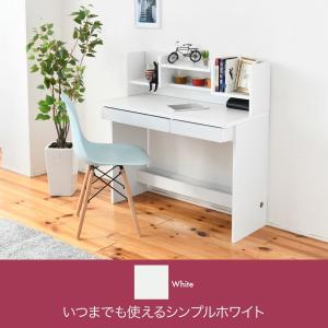 コンパクト シンプル 書斎 デスク 幅100 ...の詳細画像4
