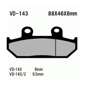 GB250 CLUBMAN 90-93 Vesrah VD143/2JL PAD Made in J...