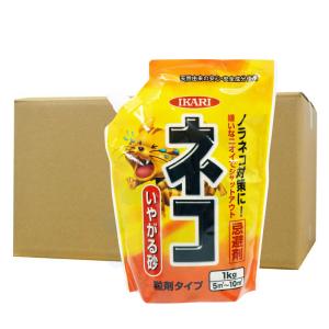 ネコ専用いやがる砂 1kg×14個  イカリ消毒 のら猫 忌避剤｜ka-dotcom