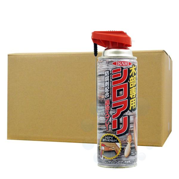 シロアリ 駆除 ムシクリン シロアリ木部用エアゾール×24本 ケース販売 木部専用 防腐剤配合