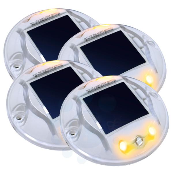 カラスよけ ビー ビー フラッシュIII×4個 ソーラーパネル仕様 カラス対策 カラスが嫌がる 鳥よ...