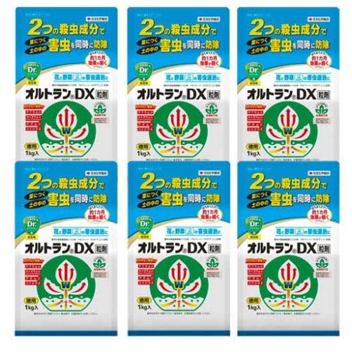 オルトランDX粒剤 1kg×6個 KINCHO園芸 殺虫剤 農薬