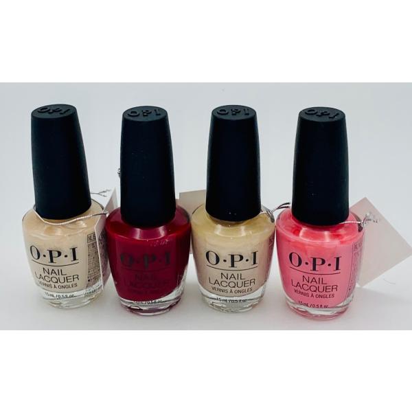 発色抜群なOPIネイルラッカーOPI（オーピーアイ）NAIL LACQUER（ネイルラッカー）4本セ...