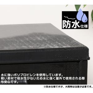 屋外収納 収納ボックス 防水仕様 76L 収納...の詳細画像3
