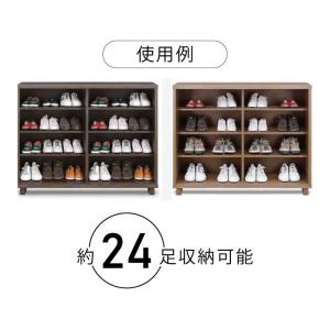 下駄箱 シューズボックス 幅120cm 国産 ...の詳細画像3