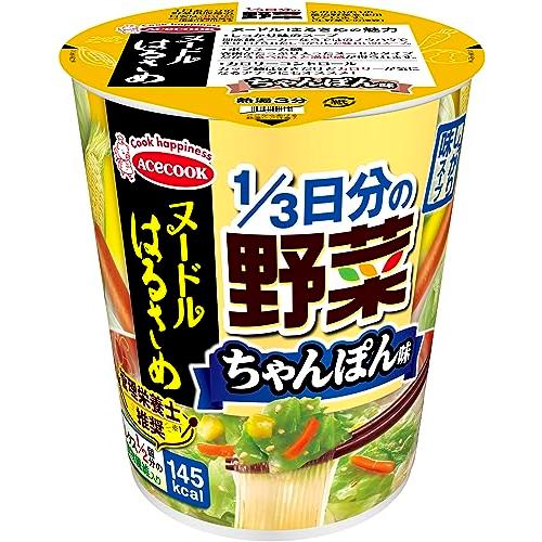 エースコック ヌードルはるさめ 1/3日分の野菜 ちゃんぽん味 43g×6個