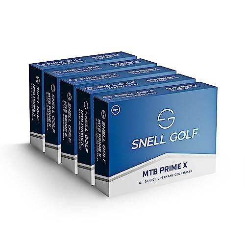 Snell Golf MTB PRIME X白５ダース 日本品 ■ USGA/R&amp;A公認球 ■ 20...