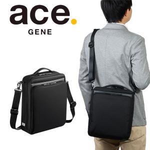ace. GENE LABEL エース ショルダーバッグ A4サイズ 横型 ace.GENE