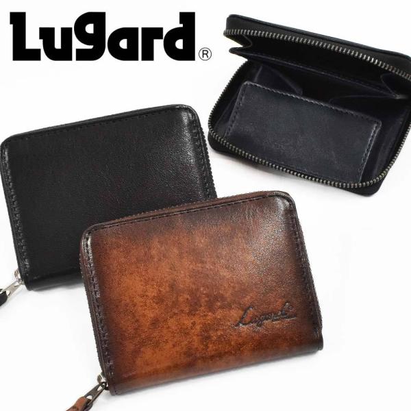 青木鞄 財布 小銭入れ ミニ財布 ラウンドファスナー ラガード Lugard 本革 革 レザー メン...