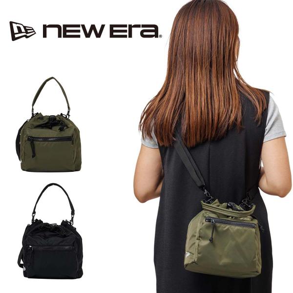 ニューエラ ポーチ 巾着 ショルダーバッグ NEW ERA 2WAY ドローストリング ポーチ 3L...