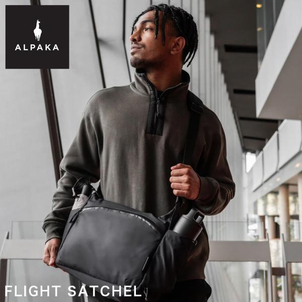 アルパカ ショルダーバッグ バッグ ALPAKA FLIGHT SATCHEL 11L メンズ ショ...