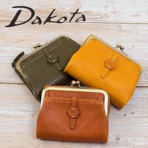 ダコタ Dakota 財布 二つ折り エザーゴノ がま口 レディース 二つ折り財布 小銭入れ ファスナー がま口財布 本革 革 レザー｜kaban-aiwa