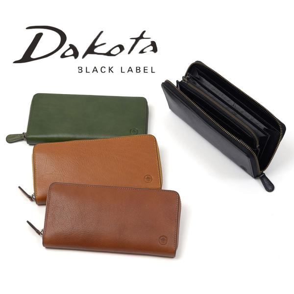 ダコタ Dakota 長財布 ラウンドファスナー メンズ エティカ 財布 本革 大容量 レザー 小銭...