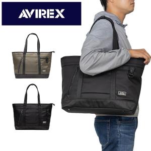 AVIREX アビレックス トートバッグ メンズ レディース 肩掛けカバン トートバッグ トート ミリタリー 黒 カーキ アヴィレックス AX2054｜カバンのアイワ