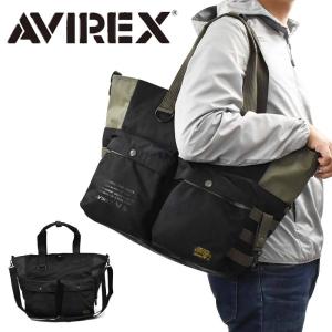 アビレックス トートバッグ 2WAY AVIREX メンズ レディース B4 A4 大容量 大きい 大きめ ミリタリー ブランド 旅行 大人 カジュアル AX3003